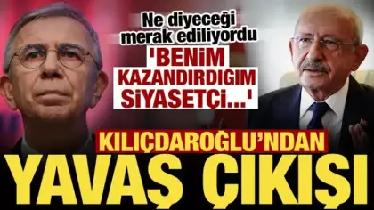 Kılıçdaroğlu'ndan Mansur Yavaş'ın istifasına ilişkin açıklama