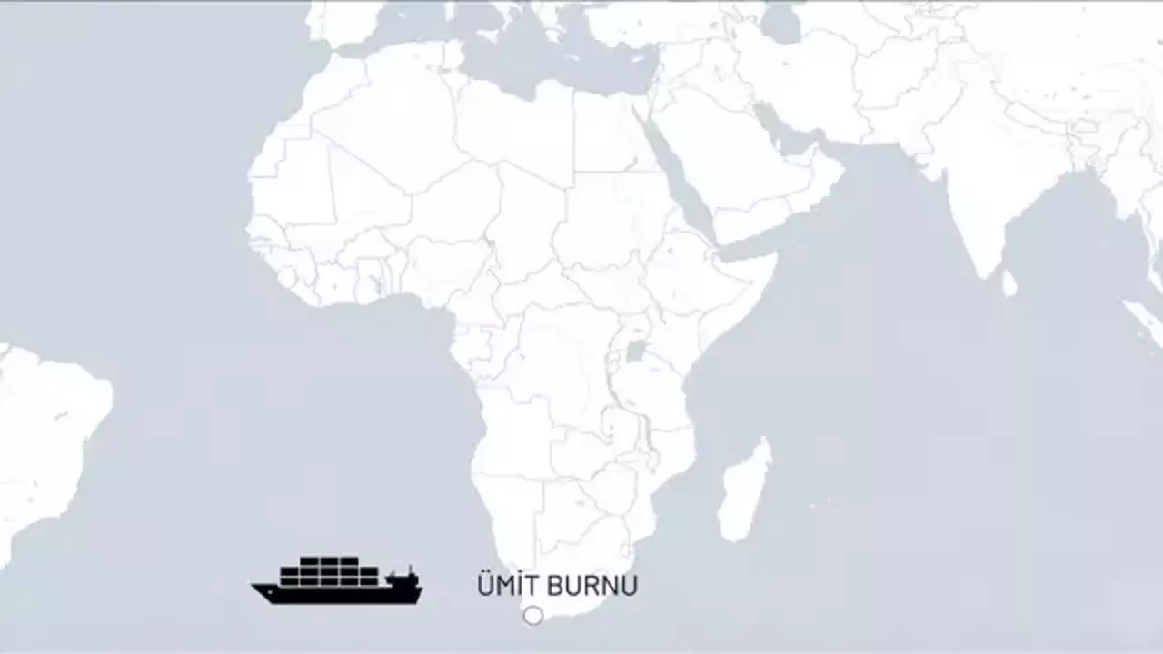 Kızıldeniz krizi rotayı güneye kırdı: Ümit Burnu yeniden dünya ticaretinin merkezinde