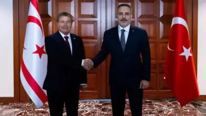 KKTC Başbakanı Üstel’den Bakan Fidan’a teşekkür
