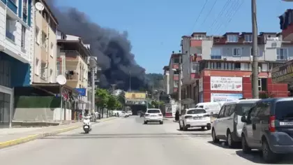 Kocaeli'de fabrika yangını
