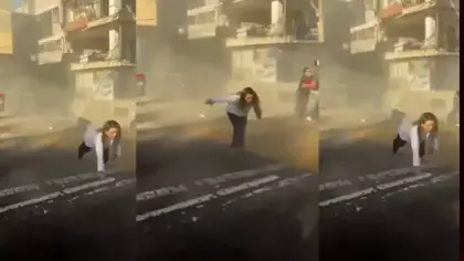 Kolombiya'da 7,4 büyüklüğündeki deprem anları! Felaket anları böyle görüntülendi