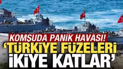 Komşuda panik havası! 