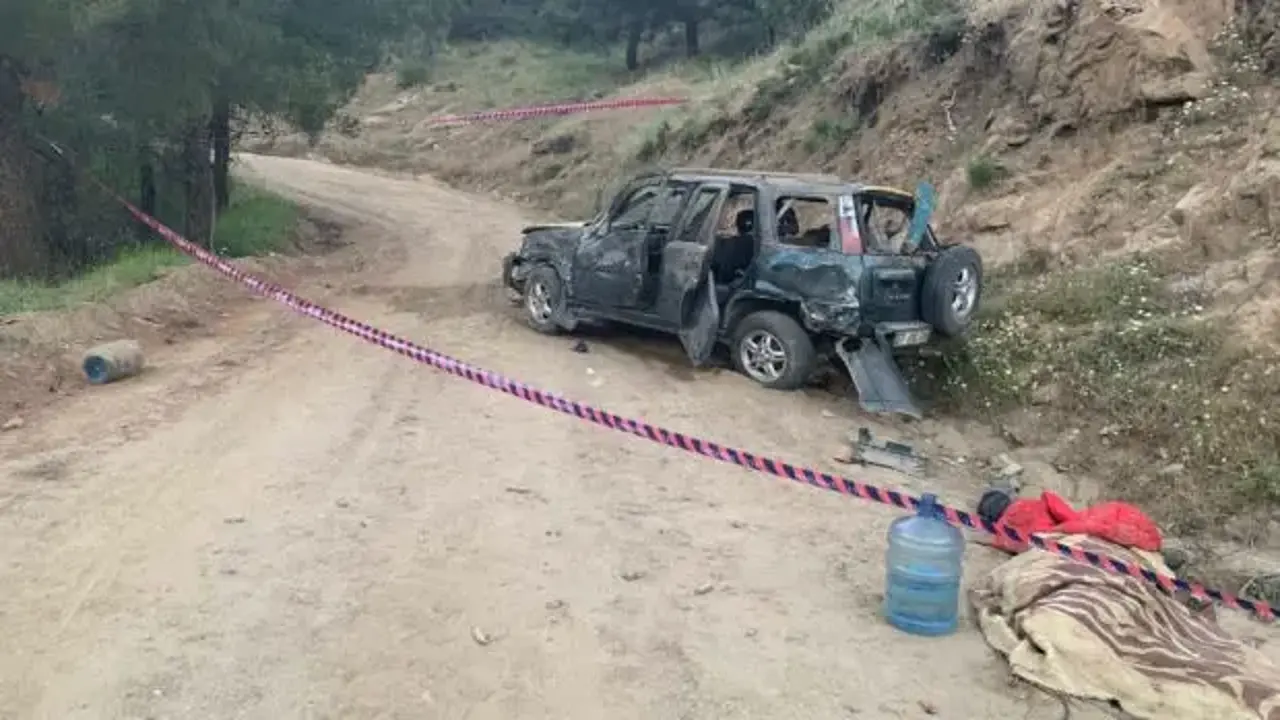 Kontrolden çıkan cip uçurumdan yuvarlandı: 1 ölü 2 ağır yaralı