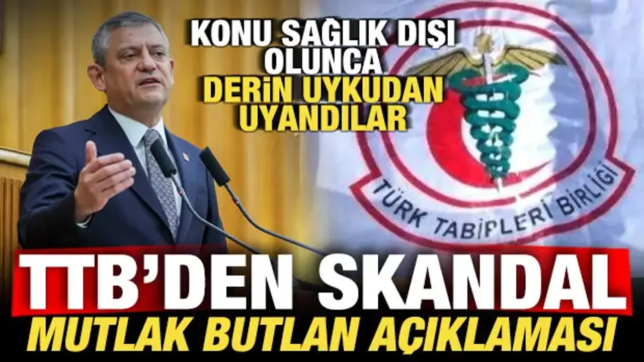 Konu sağlık dışı olunca derin uykudan uyandılar! TTB'den skandal mutlak butlan açıklaması
