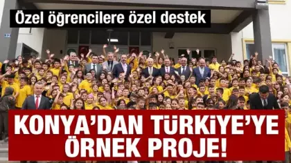 Konya Büyükşehir’den Türkiye’ye örnek proje: Özel öğrencilere özel destek