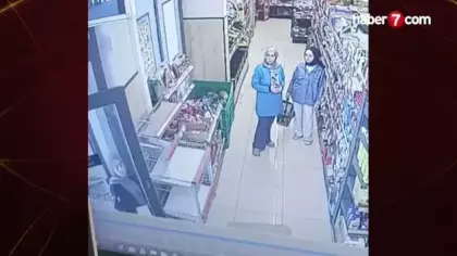 Konya'da kadın market çalışanına şiddet! Yanında eşi ve çocuğu da vardı