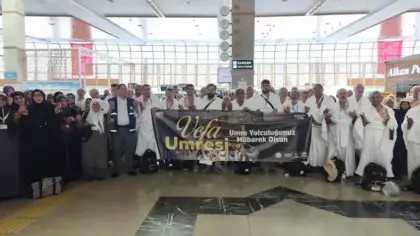 Konya’da 'Vefa Umresi' sevinci! İlk kafile yola çıktı!
