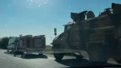 Konya'da zırhlı araç devrildi: 1 asker yaralı