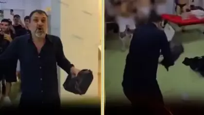 Kulüp başkanı şovunu yaptı! Para dolu çantayı soyunma odasının ortasına saçtı