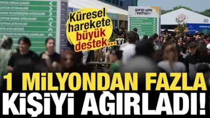 Küresel harekete büyük destek: Sıfır Atık Festivali 1 milyondan fazla kişiyi ağırladı!