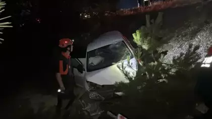 Kütahya'da otomobil ile motosiklet çarpıştı, 5 kişi yaralandı