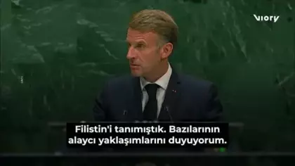 Macron da İsraillilerin yüzüne siz katilsiniz dedi