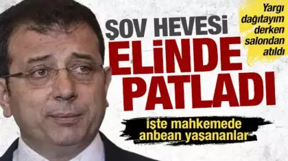 Mahkeme başkanını tehdit eden İmamoğlu, salondan çıkarıldı
