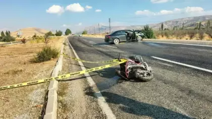 Malatya'da feci kaza: Motosiklet sürücüsü hayatını kaybetti