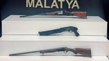 Malatya’da silah kaçakçılarına şafak baskını: Cephanelik ele geçirildi!
