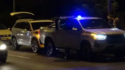 Malatya'da zincirleme kaza: AK Partili vekilin makam aracı hasar aldı