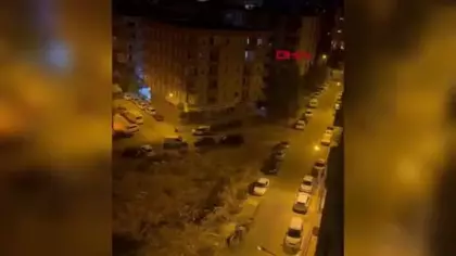 Mardin'de takılı kalan korna sesi mahalleyi sokağa döktü