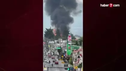Meksika'da LPG tanker deposunda patlama!