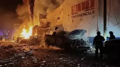 Meksika'da polis karakoluna bombalı saldırı