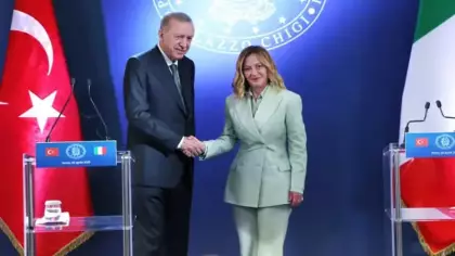 Meloni'den Cumhurbaşkanı Erdoğan'a teşekkür