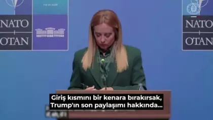 Meloni'nin ile Trump gerginliği NATO zirvesinde gündem oldu