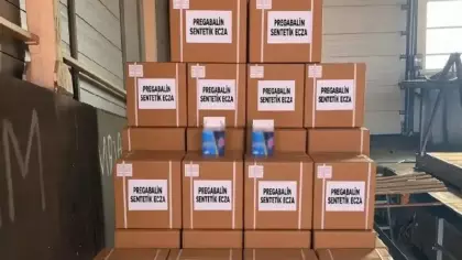 Mersin’de büyük operasyon! 1,7 ton pregabalin yakalandı