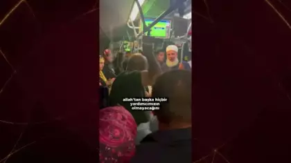 Metrobüste ölümü tebliğ eden vatandaşa tepki: Allah'ın kelamından rahatsız oldu