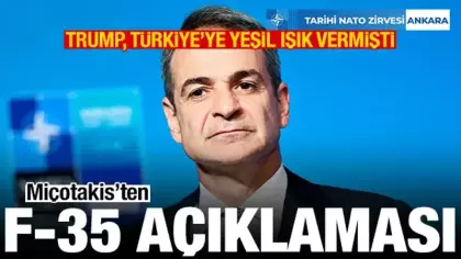Miçotakis'ten F-35 açıklaması! Trump, Türkiye'ye yeşil ışık yakmıştı