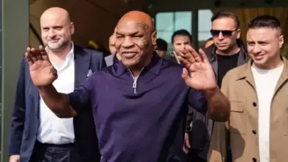 Mike Tyson, Türk dizisi için İstanbul'a geldi