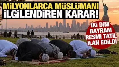 Milyonlarca Müslümanı ilgilendiren karar! İki dini bayram resmi tatil ilan edildi