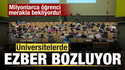 Milyonlarca öğrenci merakla bekliyordu! Üniversitelerde ezber bozacak düzenleme!