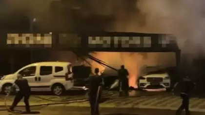 Milyonluk galeriyi kundakladılar! Antalya'da 3 şüpheli yakalandı
