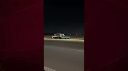 Mısır'da film sahnelerini aratmayan hırsızlık: Hareket halindeki kamyonu soydular