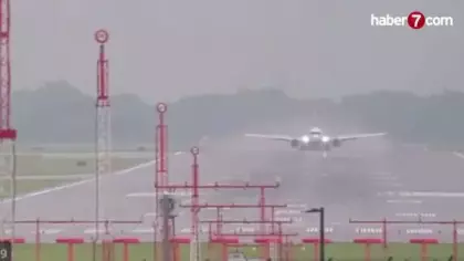 Montreal Havalimanı’nda Korku Dolu Anlar! Air Canada uçağı pistten çıktı