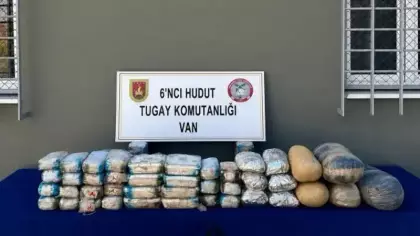 MSB: Van hudut hattında 44 kilo uyuşturucu ele geçirildi