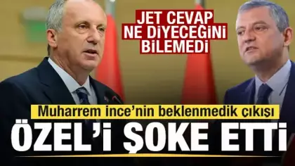 Muharrem İnce'nin sürpriz çıkışı Ögür Özel'i kızdırdı! Ne diyeceğini bilemedi
