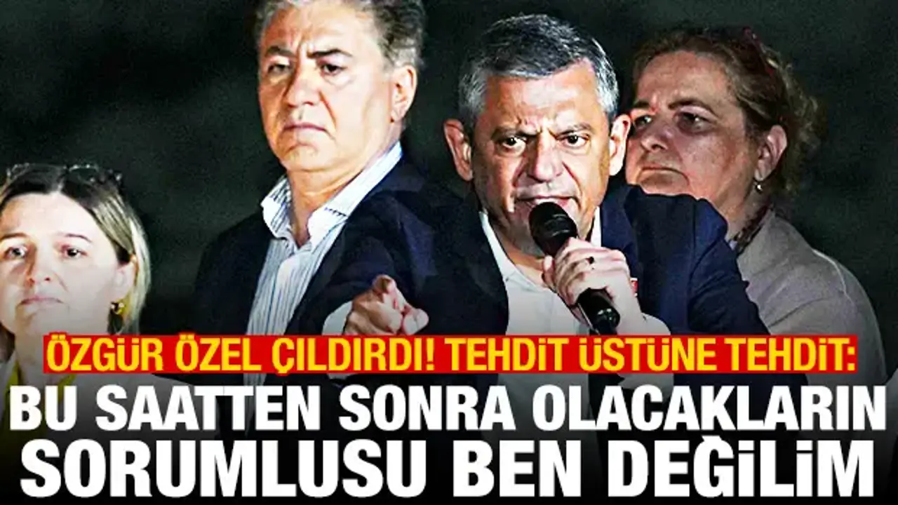 Mutlak butlan sonrası Özel'den sokak çağrısı: Olacakların sorumlusu ben değilim