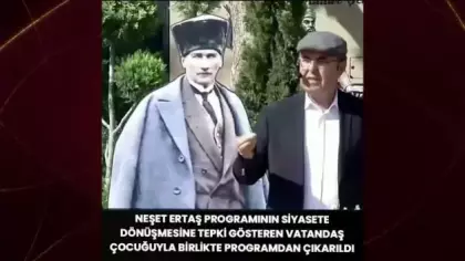 Neşet Ertaş'ı anma etkinliği siyasi şova dönüştü: Bir vatandaş çocuğuyla dışarı çıkarıldı