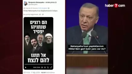 Netanyahu, Erdoğan'ın görüntüleriyle seçim propagandası yapıyor