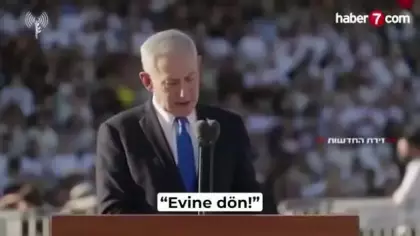 Netanyahu'ya mezuniyet töreninde protesto: 