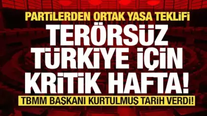 Numan Kurtulmuş açıkladı: Terörsüz Türkiye teklifi gelecek hafta Meclis'te!