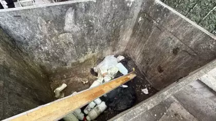 Okul yakınındaki çöp kutusunda patlama: Polis inceleme başlattı
