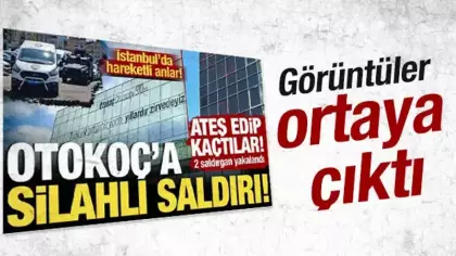 Otokoç'a yönelik silahlı saldırı anı kamerada
