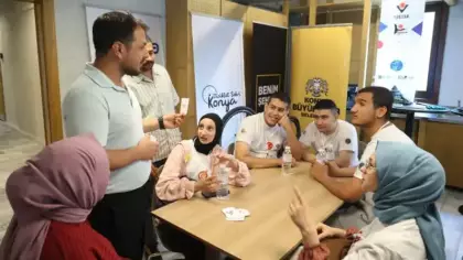 Özel öğrenciler Konya'da bisikletin tarihi yolculuğuna çıktı