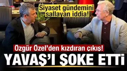 Özgür Özel Mansur Yavaş'ı şoke etti! Siyaset gündemini sallayan iddia!