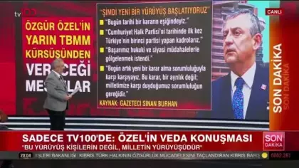 Özgür Özel yarın son kez grup toplantısına çıkacak: Veda konuşması ortaya çıktı!