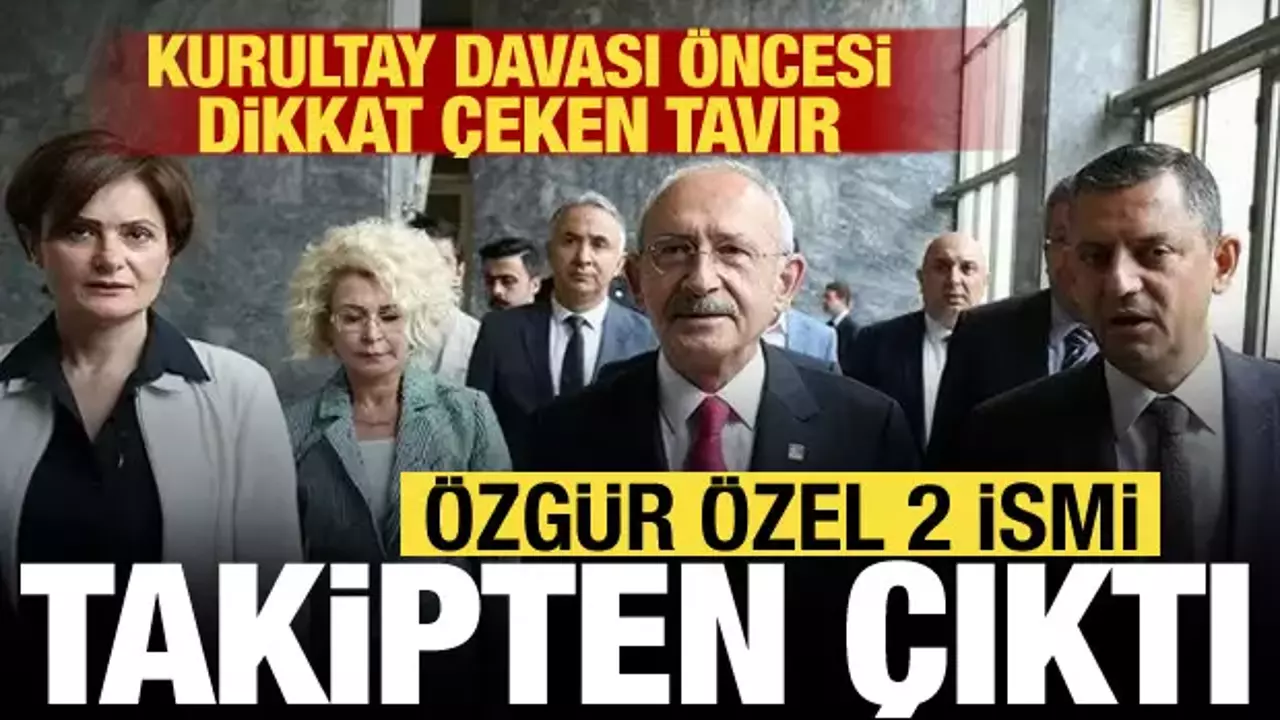 Özgür Özel'den kritik hamle: Kılıçdaroğlu ve Kaftancıoğlu'nu takipten çıktı