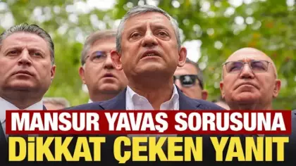 Özgür Özel'den son dakika Mansur Yavaş açıklaması
