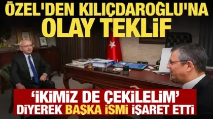 Özgür Özel'in Kılıçdaroğlu'na teklifi ortaya çıktı: İkimiz de çekilelim o yönetsin!