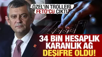 Özgür Özel'in trolleri FETÖ'cü çıktı: 34 bin hesaplık karanlık ağ!